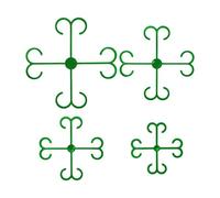 Clips de support pour , petits outils de jardinage à double crochet, support pliable pour , clips de culture, pour intérieur et extérieur, bureau, jardin, cour, ferme, terrasse, balcon