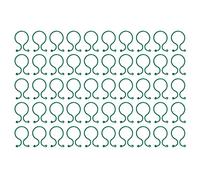 Clips de Support pour plantes, 50 pièces, Clips de fixation en plastique Durable à huit formes pour Branches et fleurs de jardin, 4.2x2.8cm