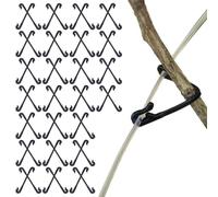 Clips de support pour plantes 50 pièces réutilisables haute résistance | Clips pour tomates et plantes grimpantes pour guider le jardinage raisin, pitaya, framboise, rose et kiwi