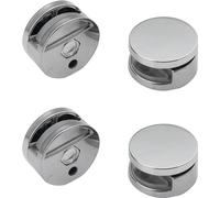 Clips de suspension de miroir | 4 x pinces à miroir | support de miroir - fixation de miroir [montage mural] - montage de miroir | fixation murale | pince | entretoise pour verre, acrylique & tableaux
