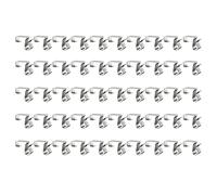 Clips d'éclairage de gouttière - Crochets en métal étanches | 50 pièces Clip de toit de guirlande | Pour décorations de panneau de bannière | Pour décorations de panneau de banderie, fête, vacances