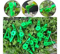 Clips d'entraînement de plantes réglables à 360 degrés couleur de l'herbe
