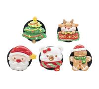 Clips Désodorisants De Noël Pour Aérateur Voiture 5 Pièces Père Noël Élan | Pince Parfumée Grille Aération Véhicule Pour camion tableau de bord accessoires int