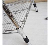 Clips d'étagères de 50 pièces 1 x 1,7 po faciles à fixer pour étagères avec câble, accessoires résistants à la lumière, pièces de monnaie, rangement de cuisine, garage, bureau, ou