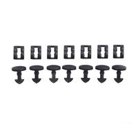 Clips d'insertion de cache-œil de remorquage avant pour Discovery 3 (2005-2009), 14 pièces en plastique, fixations d'ancrage sécurisées, matériel de moulage de garniture de rechange ajusté
