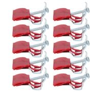 Clips D'installation Cuisine Rouges Réglables 10 Pièces