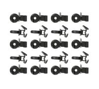 Clips d'installation manuels de clôture, isolateurs de fil à œil rond en polypropylène, 20 pièces de matériel d'entretien de clôture de ranch - Kit de guide de fil - Matériel de réparation de pâturage