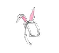 Clips d'oreille de Cartilage élégants, accessoires en alliage inspirés du lapin, confortables pour les grimpeurs d'oreilles à la mode décontractés ou formels