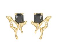 Clips d'oreille papillon antidérapants pour écouteurs Freeclip1/2 Noir Zircons Matériaux confortables à porter, One Size, Comme décrit, Comme décrit.