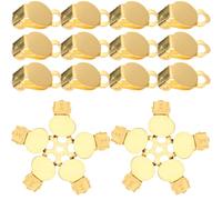 Clips D'oreille sans Perçage 100pcs en Alliage, Ambiance Halloween | Femmes sans Oreilles Percées, DIY Bijoux et Fêtes, Adapté aux Photos et Décorations Brillantes
