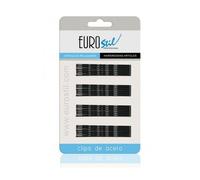 Clips en acier Eurostil Noir 50mm