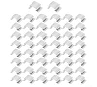 Clips en acier inoxydable pour verre de serre, installation sans effort pour soutenir les plantes, choisissez parmi 25 ou 50 pièces pour vos besoins de jardinage (50 pièces)