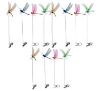 Clips en forme de pour poussée à mouches, faux piquets décoratifs 3D - Dispositifs d'effrayer les oiseaux, pour jardin, arbre fruitier, serre, extérieur, cour, verger, porche, jardin, ferme