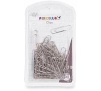 Pincello Clips argentés Moyens en métal (24 unités)