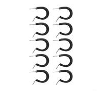 Clips en P en acier inoxydable avec doublure en caoutchouc EPDM, colliers de serrage pour montage de câbles, collier de serrage fixe pour automobile industrielle (M19)