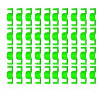 Clips en plastique réutilisables pour aider la structure des plantes et soutenir le développement sain des cultures de légumes et de fruits (vert, 40 pièces)