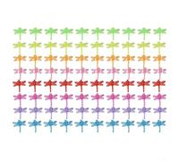 Clips en plastique style libellule pour soutenir les plantes grimpantes, résistantes aux intempéries et sécuriser les orchidées et diverses fleurs pendant la croissance (8 couleurs)