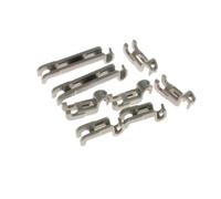 Clips fixation tiges rabattables panier inférieur x8 d'origine Lave-vaisselle (00611472 NEFF SIEMENS BOSCH GAGGENAU VIVA GORENJE BALAY CONSTRUCTA JUNKER PROFILO BLAUPUNKT KUPPERSBUSCH)