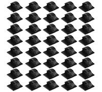 Clips Fixes de Cordon Automatique, Organisateur de Fil de Voiture Auto-adhésif en Plastique de qualité supérieure pour câble de données GPS, Cordon Lumineux, Fixation de Fil (Grand :