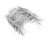 Clips GLAZINGS 50PCS CHEOTIME, Clips de Ressort à Effet de Serre en Acier Inoxydable avec Forme W pour la Fixation du Panneau sécurisé dans la Construction de Serre