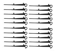 Clips Gouttière Plastique 150mm Fixation Brosse Clips Gouttière | Plastique incassable, 150mm de long, couleur noire discrète, maintien sécurisé, résiste au vent fort