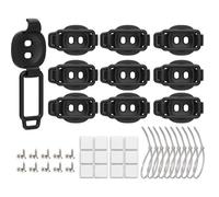 Clips gouttière pour guirlandes lumineuses 10 Pièces Support de Câble