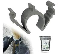 CLIPS-Group Lot de 50 colliers de serrage pour tubes et supports de câbles 8/16/20/25 mm - Sans marteau, pas de perçage | Colliers de serrage pour tuyau | Colliers de serrage à boucle, collier de