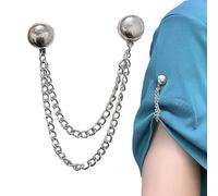 Clips magnétiques avec chaîne - Aiguille magnétique puissante - Support solide pour ourlet - Accessoire de vêtements pour hijab - Écharpe - Pantalon - Chemisier - Manches - Vêtement quotidien