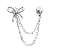 Clips magnétiques en métal - Attaches décoratives en chaîne pour pinces à linge, accessoire pour vêtements à forte tenue, boutons magnétiques élégants | Pour sécuriser la veste à manches de chapeau d'
