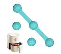 Clips Magnétiques en Silicone pour Friteuse à Air - Boucles en Silicone pour Feuilles de Cuisson | Aimants de Cuisine Anti-Brûlure pour Four, Armoire, Tableau, Livre de Recettes