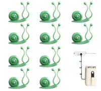 Clips muraux pour plantes, 10 pièces, clips muraux invisibles pour vigne, crochets adhésifs transparents auto-forts pour intérieur et extérieur, treillis, jardin, vert pour plantes grimpantes