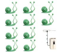 Clips muraux pour plantes, 10 pièces, clips muraux invisibles pour vigne, crochets adhésifs transparents auto-forts pour intérieur et extérieur, treillis, jardin, vert pour plantes grimpantes