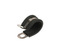 Clips P doublés de caoutchouc, 10 pièces/20 pièces, montage de câbles, colliers de serrage for tuyaux, attaches de quincaillerie en acier inoxydable 6-24mm(8mm (10pcs))