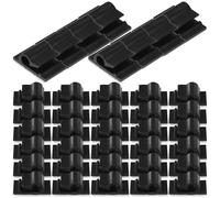 Clips Pa66 de Auto-adhésifs Gestion 50 Pièces de Câbles Noirs