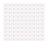 Clips papier de 100 PCS en forme de papillons roses Shape Metal Met Kute Style Light Portable Office Clips For Document