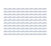 Clips papier de 100 PCS Forme de voiture Metal Mut Style Light Portable Office Clips pour la classification des fichiers de documents