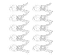 Clips Pour Accessoires Ballons - Clips Pour Arc De Ballon, Pinces Robustes, Outils De Fixation De Fête, 10 Pièces De Toile De À Ressort, Artisanat De Mariage, Amélioration De L'habitat, Photograp