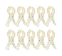 Clips pour ballons : ensemble en ABS de 3,54 x 1 pouces, pince à ressort, lot de 10 accessoires de support pour toile de fond | Décorations pour fêtes, mariages, anniversaires, Pr
