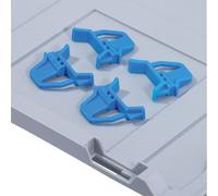 Clips pour Boite EuroBox ,bleu (VE4St.)