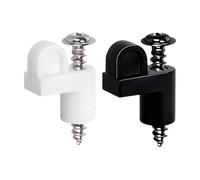 Clips Pour Cadre De Moustiquaire De Fenêtre, Matériel De Fixation De 3/8 Pouces - 12 Pièces Pour Cadre De Moustiquaire Sécurisé - Pour La Maison, La Ferme, La Chambre À Coucher, La Maison D'outils, Le