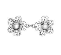 Clips Pour Cardigan ChâLe Broche/épingle à cheveux rétro 3 pièces avec clip, cape, châle, col, perles et strass(Color-04)