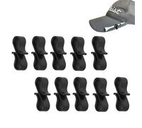 Clips Pour Casquettes De Golf (10 Unités) | Porte-marqueur De Balle Pour Le Bord De La Casquette | Petits Accessoires Polyvalents Pour Casquettes, Visières, Ceintures Et Camping En Plein Air | Clips E