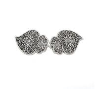 Clips pour châles et cardigans Boucle de cape rétro, Clip de collier, écharpe en soie, boucle de châle, broche fixe de taille for femmes, Clip de ceinture, strass, fermoir de pull, bijoux, 4 pièces(A)
