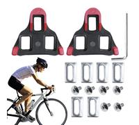 Clips pour chaussures de vélo, crampons pour chaussures de vélo, 2 taquets verrouillables, crampons de vélo d'intérieur et de route, crampons de vélo de rechange pour hommes et femmes