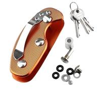 Clips pour clés, mousquetons porte-clés - Combinez un clip de clé gratuit avec clip arrière | Accessoire de clé inoxydable portable et léger pour la maison, l'école, le bureau