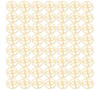 Clips pour Coussin de Chaise 100 Pcs en Métal Beige | Buckle Plate à Libération Rapide, Fixation Antidérapante, Installation Simple, pour Housses de Siège et Canapé
