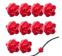 Clips pour luminaires muraux d'escalade pour, Clips de pour Mur | 10x vis à Fleurs Crochets d'escalade - Porte de Support avec adhésif adhésif, fixateur de Verte Solide