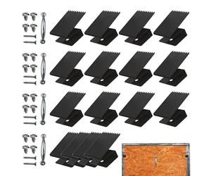 Clips pour moustiquaire de fenêtre | Pince de fixation robuste réutilisable - Clips de protection pour fenêtre | Pour entreprises commerciales, maisons privées, hôtels, salles de bains, dortoirs