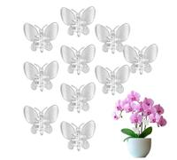 Clips pour orchidées, libellules et papillons, support pour plantes de jardin, jardin, jardin, balcon, pot de fleurs d'intérieur