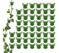 Clips pour pour Fixation Murale - avec Une Colle adhésive réutilisable - Clips Papillon pour d'intérieur - pour Bureau, Salon, Chambre à Coucher, Jardin, Balcon, terrasse